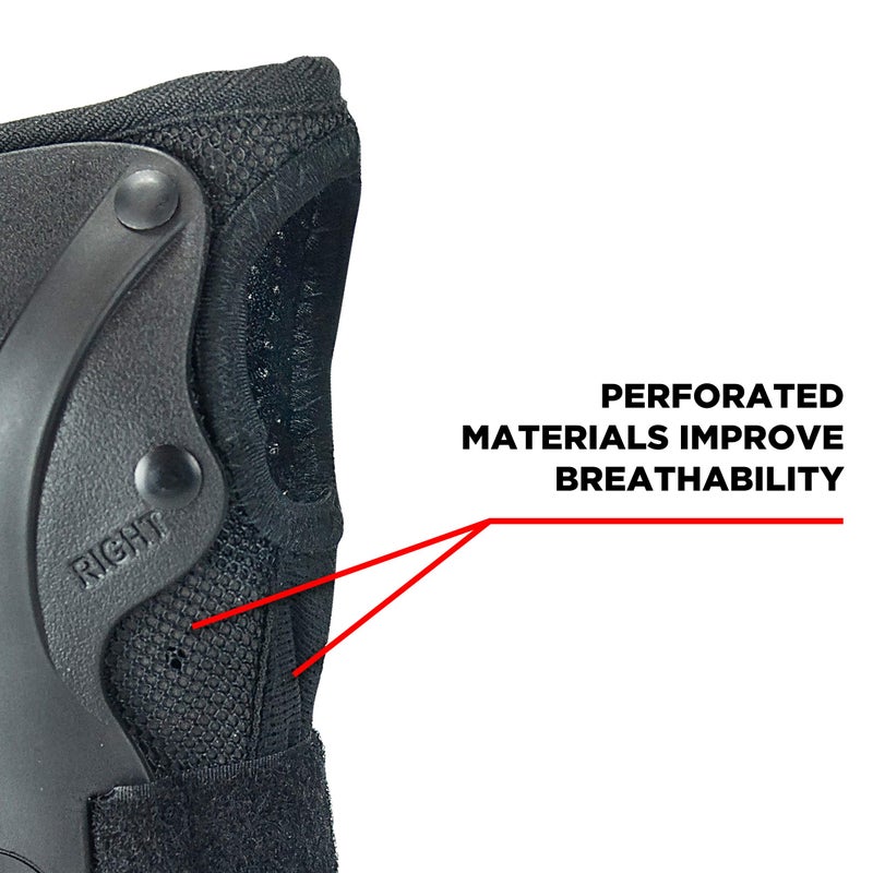 187 Killer Pads 187 حماة المعصم ديربي، أسود، صغير - Image 3